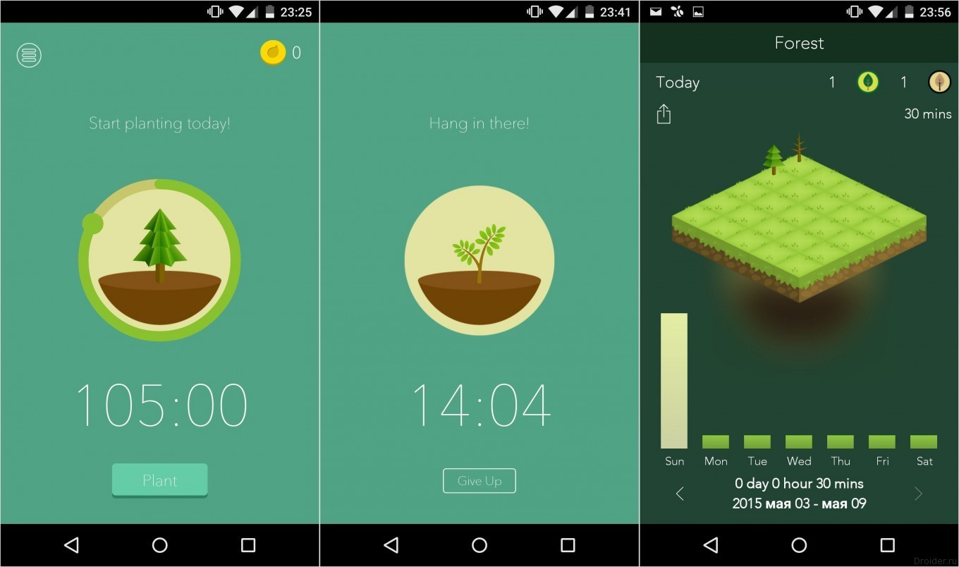 اپلیکیشن Forestبرای برنامه ریزی درسی